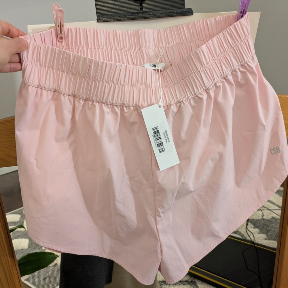 NWT 🩷 CSB x iluvsarahii Karen Run Short - Shell Pink - Size Large